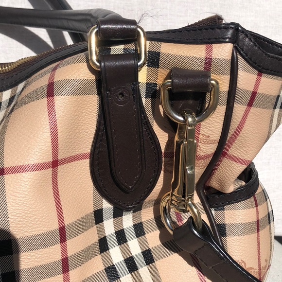 Burberry Haymarket Diaper Shoulder Crossbody Bag - Picture 4 of 16